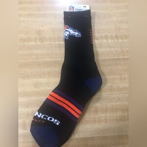 Denver Broncos Socks NFL Football Licensed Team Gear L Unisex Socks NWT Colorado